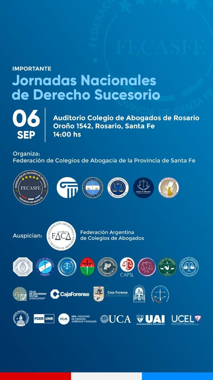 Jornadas Nacionales de Derecho Sucesorio